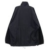 BALENCIAGA バレンシアガ 21SS 529213 TBQ03 デニム切替 ポプリン ロゴプリント トラックジャケット ブラック系 オフホワイト系 36【中古】