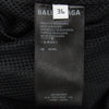 BALENCIAGA バレンシアガ 21SS 529213 TBQ03 デニム切替 ポプリン ロゴプリント トラックジャケット ブラック系 オフホワイト系 36【中古】