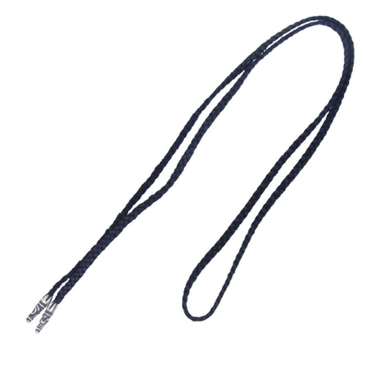 CHROME HEARTS クロムハーツ（原本有） LEATHER BRAID スクロールチップ レザーブレード ブラック系【中古】