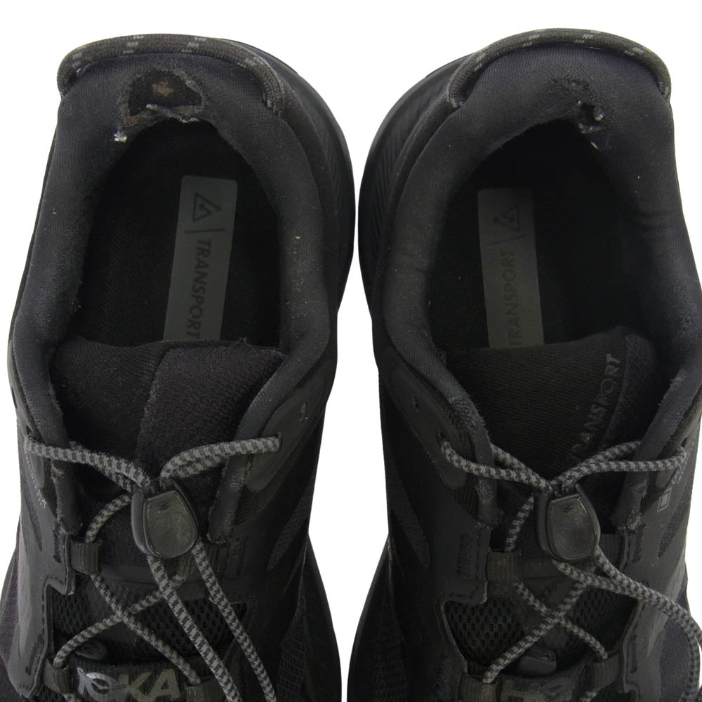 HOKA ONE ONE ホカ オネオネ 1133957 トランスポートGTX ランニング シューズ ブラック系 28【中古】