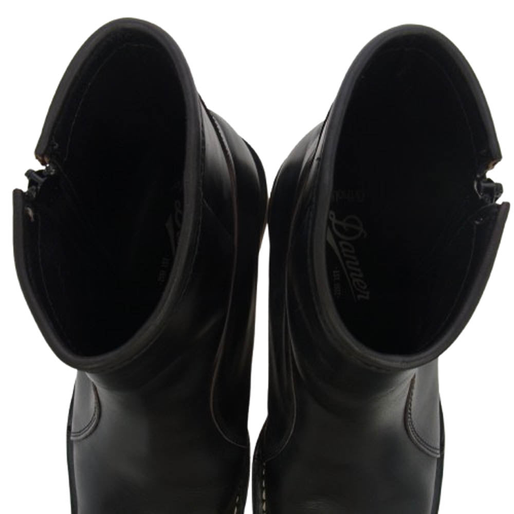 Danner ダナー D-4107 WORKFORCE ワークフォース サイドジップ ワークブーツ ブラック系 8【中古】