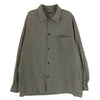 COMOLI コモリ 22SS V01-02020 ヨリ杢 オープンカラー 長袖 シャツ グレー系 2【中古】