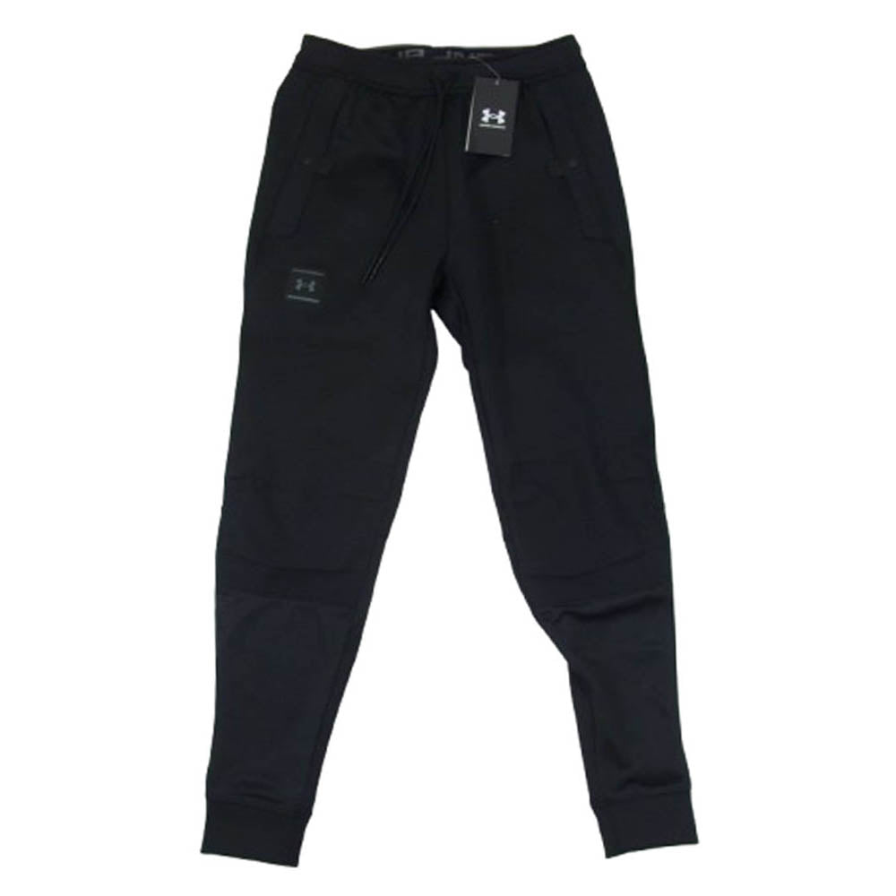 アンダーアーマー 1375519 UA PERFORMANCE KNIT HYBRID JOGGER ロゴ ジョガー パンツ ブラック系 MD【新古品】【未使用】【中古】