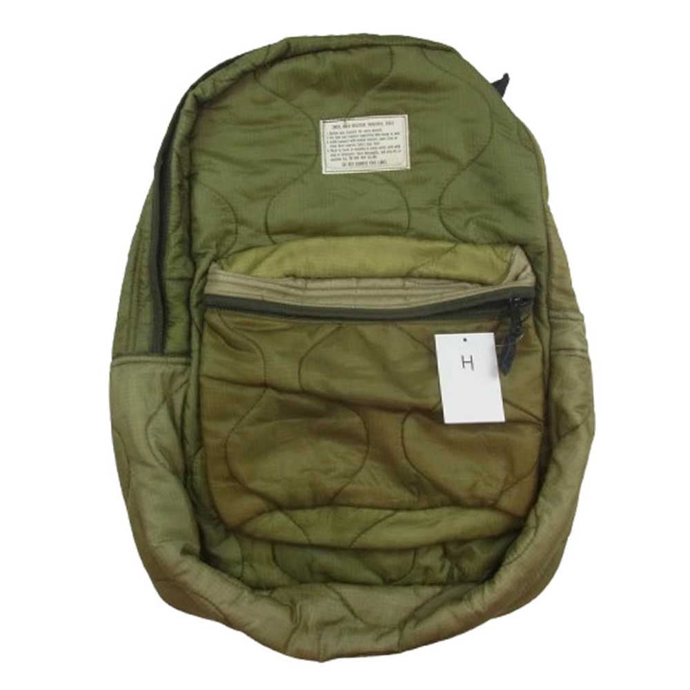 アス M-65 Quilted Back Packs キルテッド バックパック リュック バッグ カーキ系【中古】