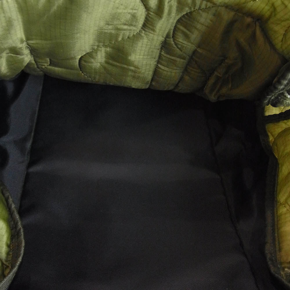 アス M-65 Quilted Back Packs キルテッド バックパック リュック バッグ カーキ系【中古】