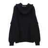 FEAR OF GOD フィアオブゴッド ESSENTIALS エッセンシャルズ FRONT LOGO KNIT HOODIE フロントロゴ ニット フーディ パーカー ブラック系 M【極上美品】【中古】