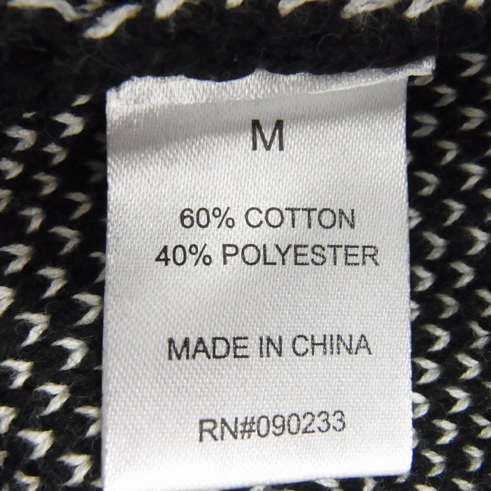 FEAR OF GOD フィアオブゴッド ESSENTIALS エッセンシャルズ FRONT LOGO KNIT HOODIE フロントロゴ ニット フーディ パーカー ブラック系 M【極上美品】【中古】