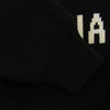 FEAR OF GOD フィアオブゴッド ESSENTIALS エッセンシャルズ FRONT LOGO KNIT HOODIE フロントロゴ ニット フーディ パーカー ブラック系 M【極上美品】【中古】