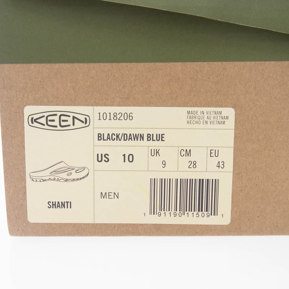 KEEN キーン 1018206 SHANTI Sandals シャンティ サンダル ブラック系 28cm【中古】
