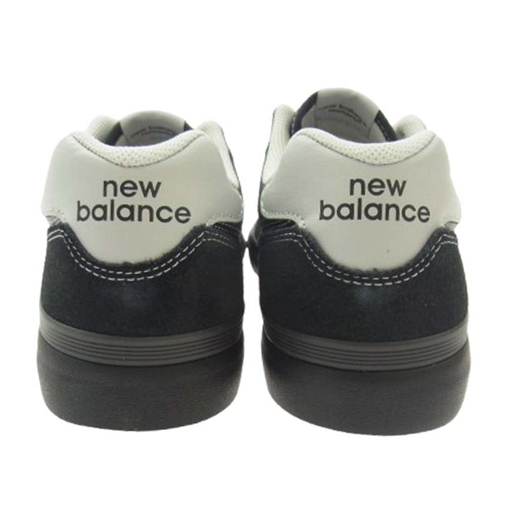 NEW BALANCE ニューバランス MM574VBB NUMERIC ヌメリック 574 バルカナイズ ローカット スニーカー ブラック系 グレー系 28.5cm【中古】