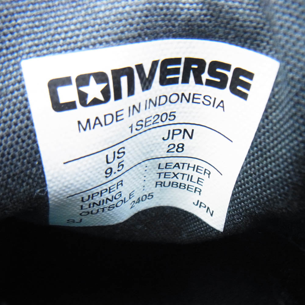 CONVERSE コンバース 1SE205 ONE STAR SK 50周年モデル ワンスター ローカット スエード スニーカー ブラック系 28cm【中古】