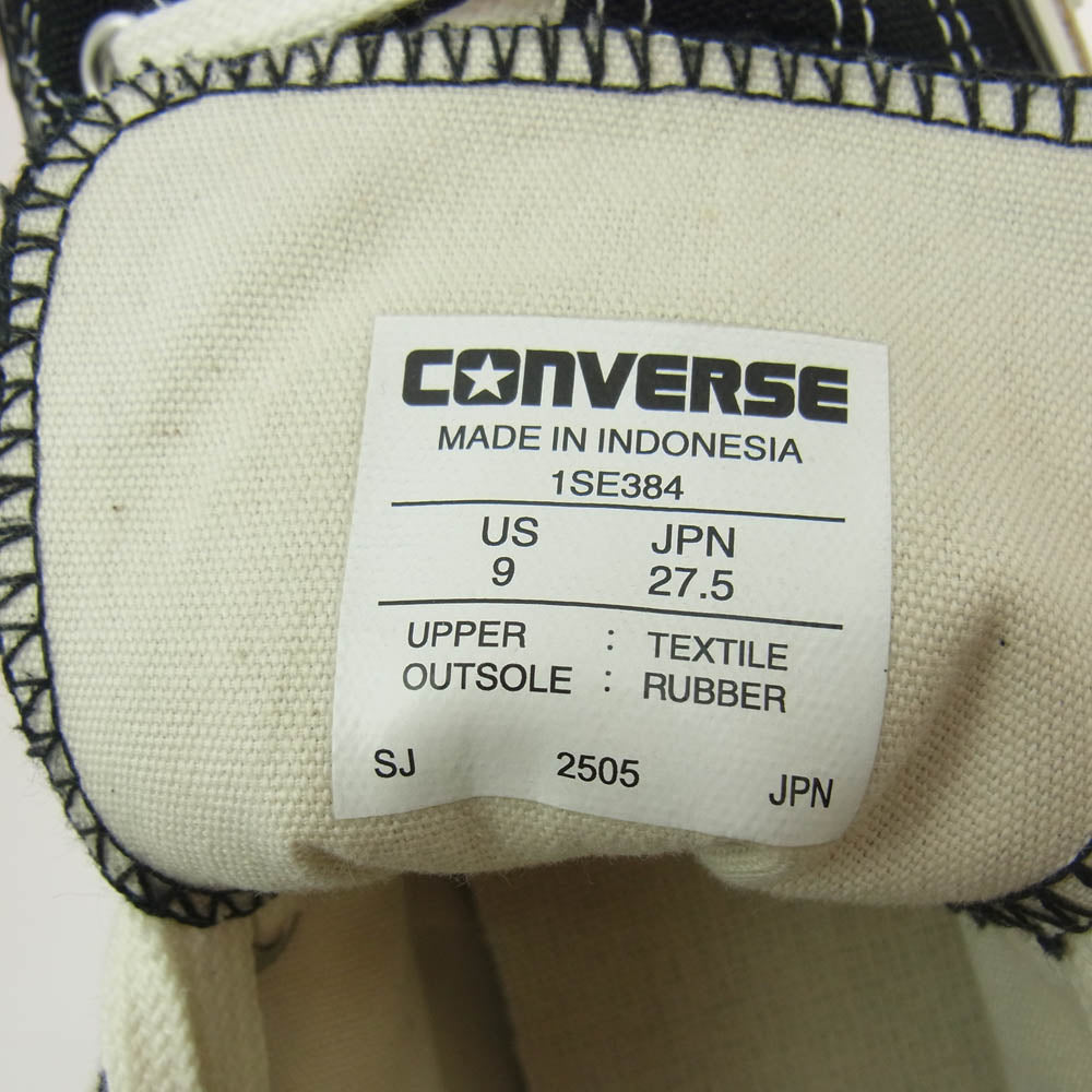 CONVERSE コンバース 1SE384 ALL STAR LGCY OX オールスター レガシー オックスフォード ローカット スニーカー ブラック系 オフホワイト系 27.5cm【中古】