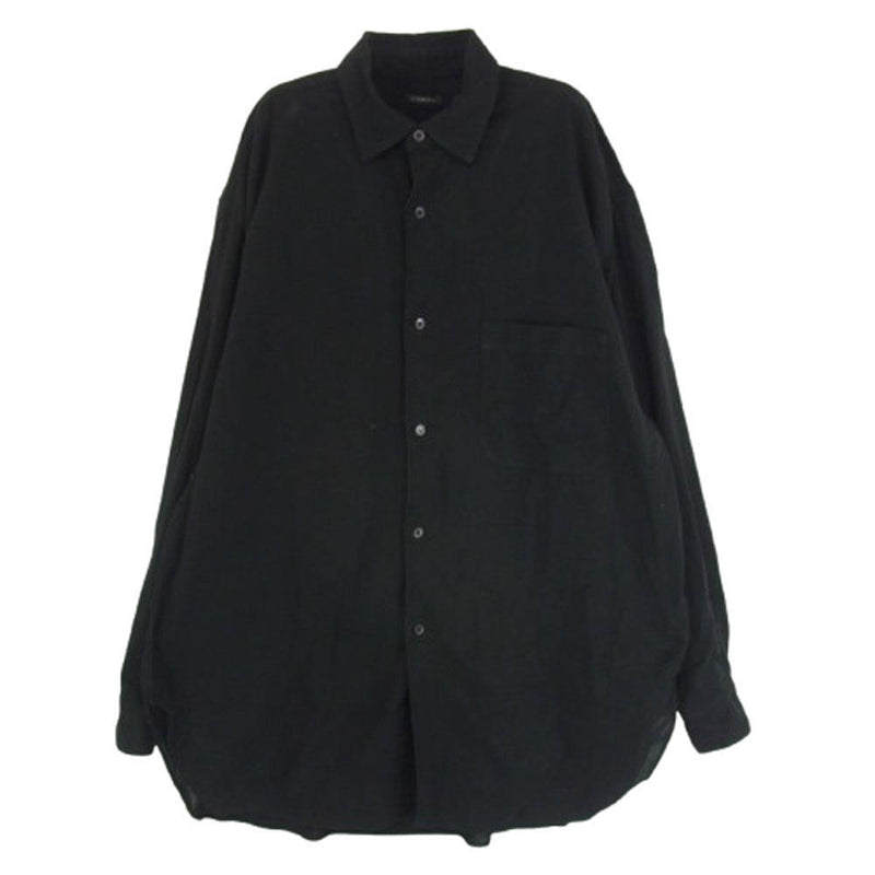 COMOLI コモリ 25SS B01-02013 オックス シャツ ブラック系 2【中古】