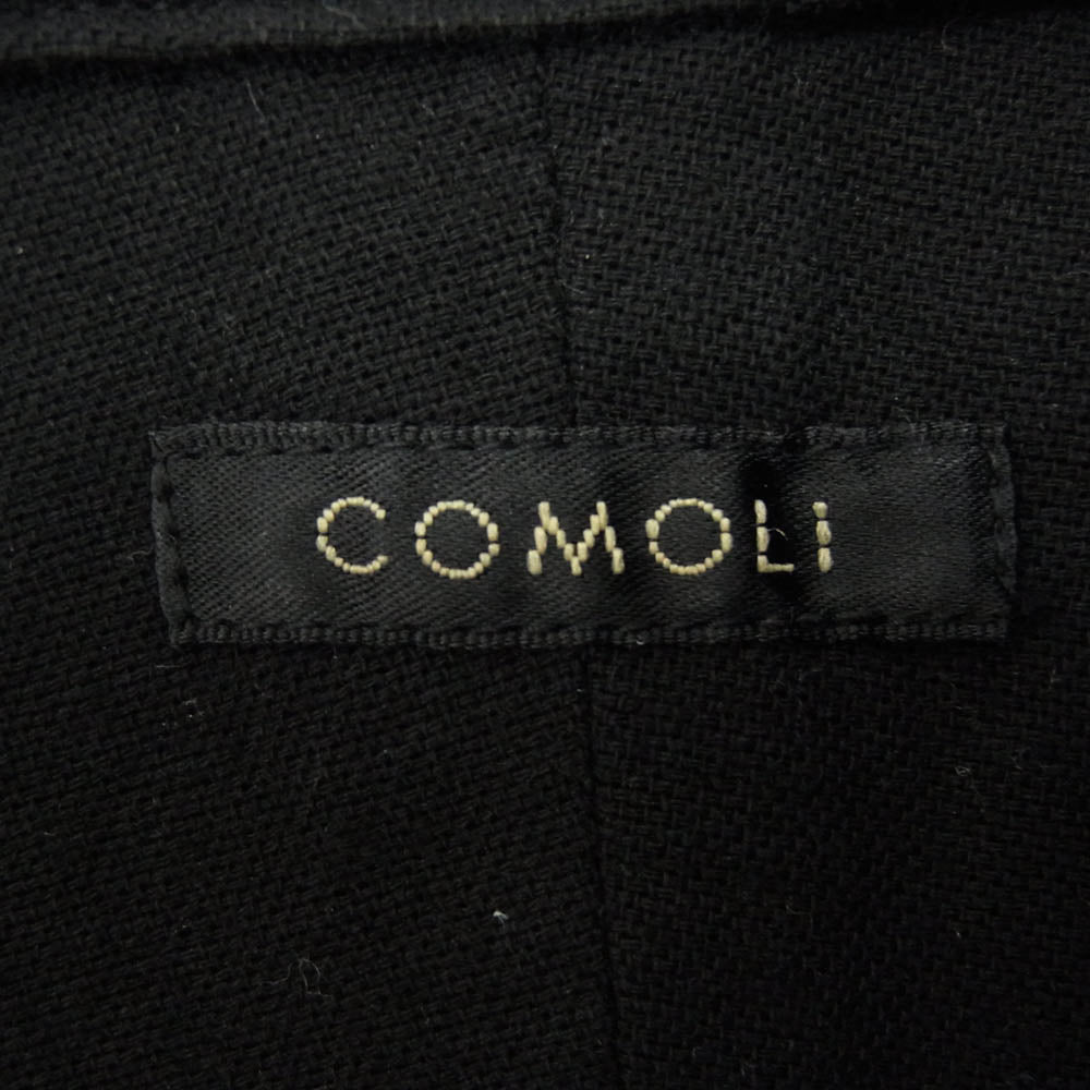 COMOLI コモリ 25SS B01-02013 オックス シャツ ブラック系 2【中古】