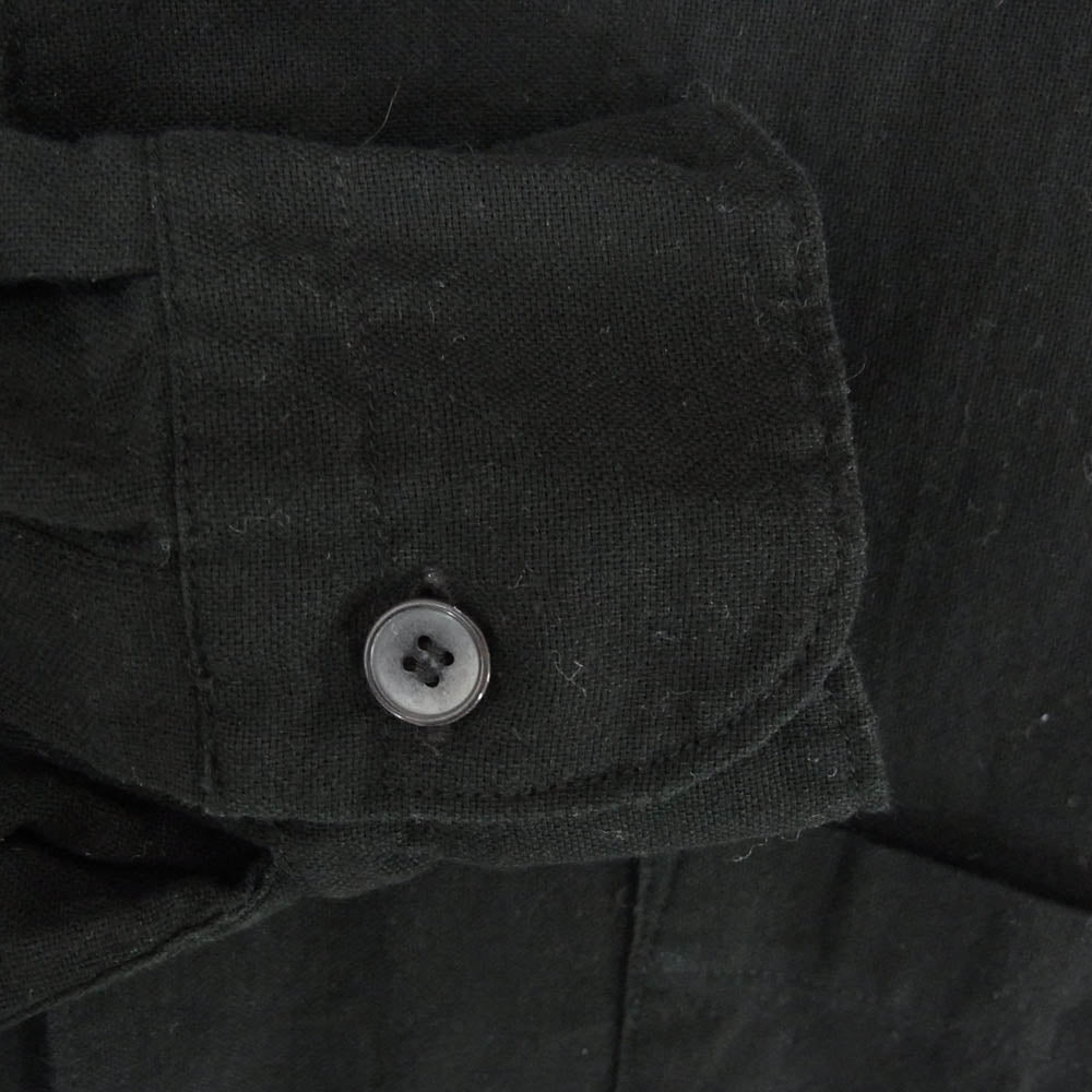 COMOLI コモリ 25SS B01-02013 オックス シャツ ブラック系 2【中古】