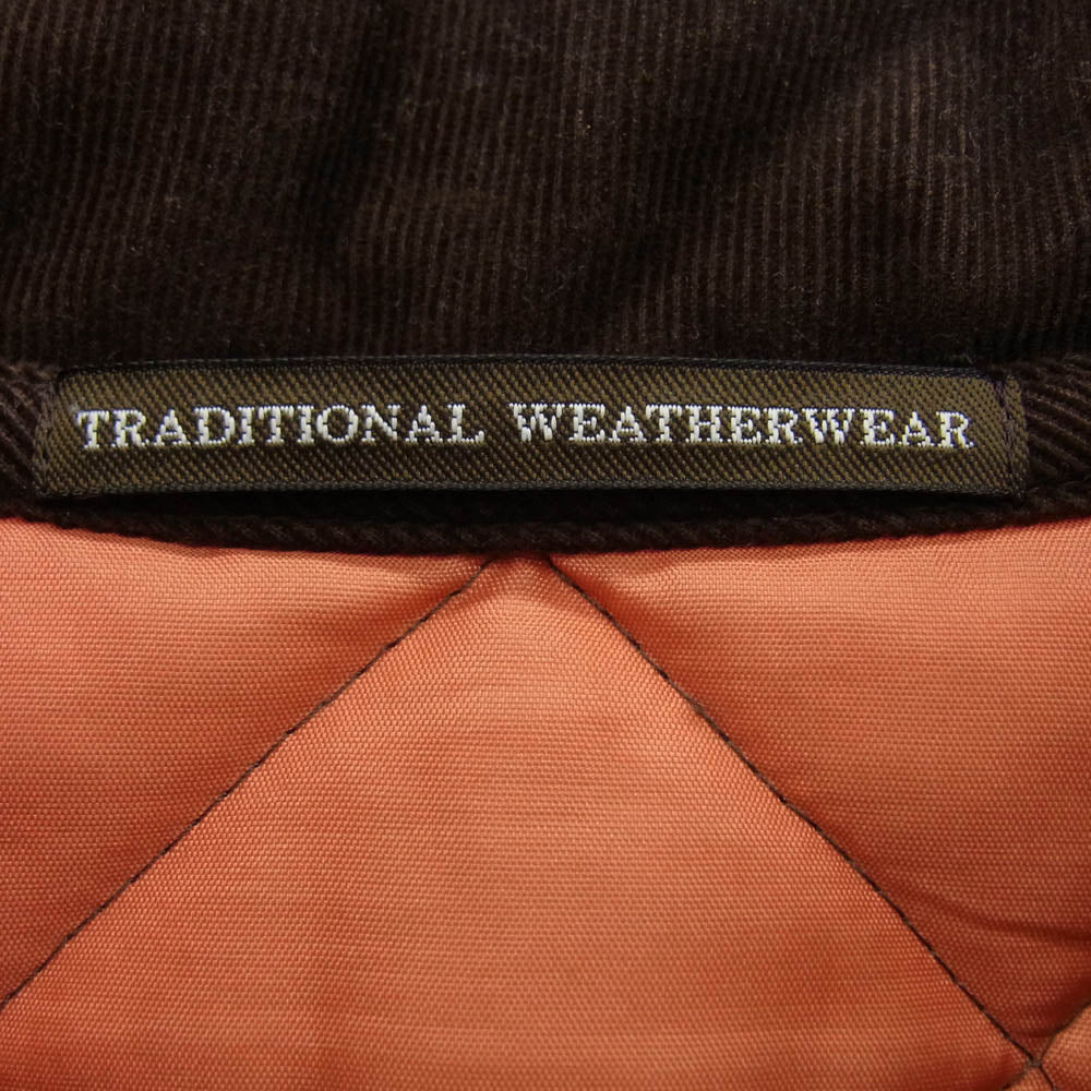 Traditional Weatherwear トラディショナルウェザーウェア WAVERLY HOOD 中綿キルティングジャケット ブラウン系 38【中古】