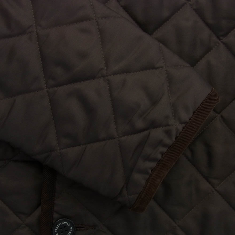 Traditional Weatherwear トラディショナルウェザーウェア WAVERLY HOOD 中綿キルティングジャケット ブラウン系 38【中古】
