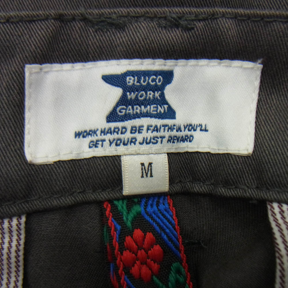 BLUCO WORK GARMENT ブルコ T/C ワークパンツ チャコールグレー系 M【中古】