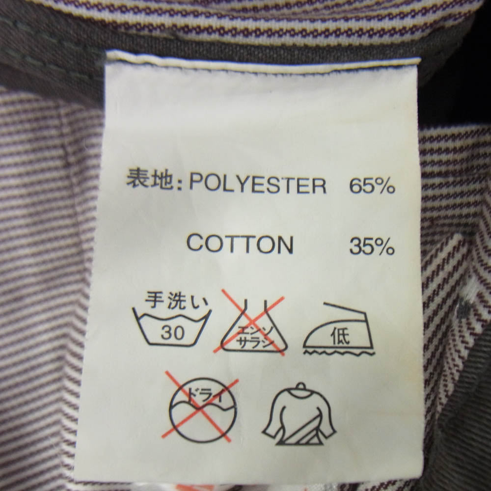 BLUCO WORK GARMENT ブルコ T/C ワークパンツ チャコールグレー系 M【中古】