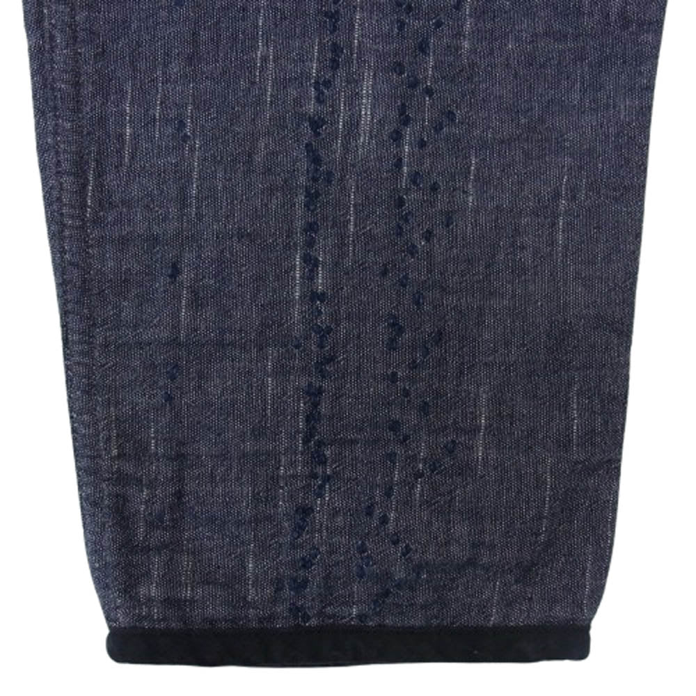 PORTER CLASSIC ポータークラシック NEW SASHIKO CROPPED PANTS ニュー 刺し子 クロップド パンツ グレー系 S【中古】