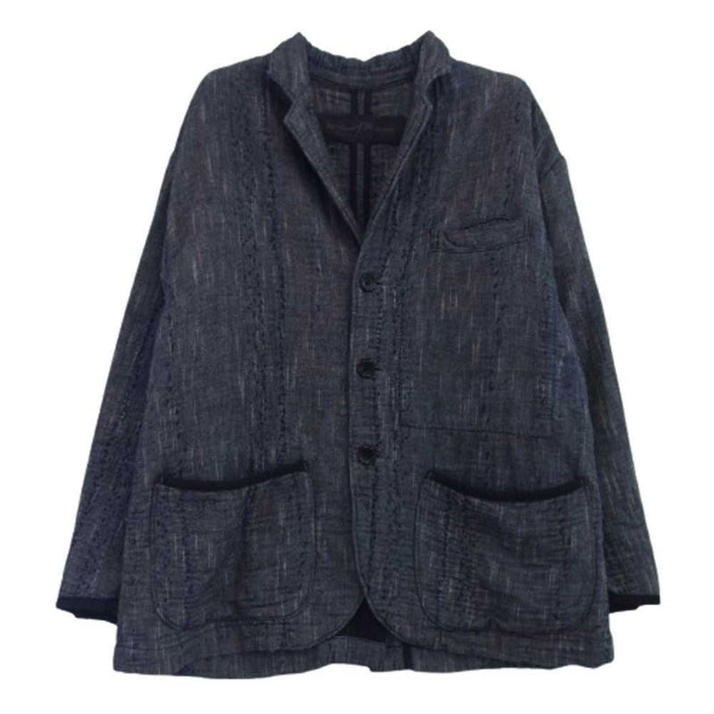 PORTER CLASSIC ポータークラシック NEW SASHIKO TAILORED JACKET ニュー 刺し子 テーラードジャケット グレー系 S【中古】