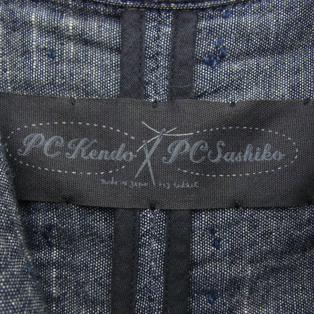 PORTER CLASSIC ポータークラシック NEW SASHIKO TAILORED JACKET ニュー 刺し子 テーラードジャケット グレー系 S【中古】