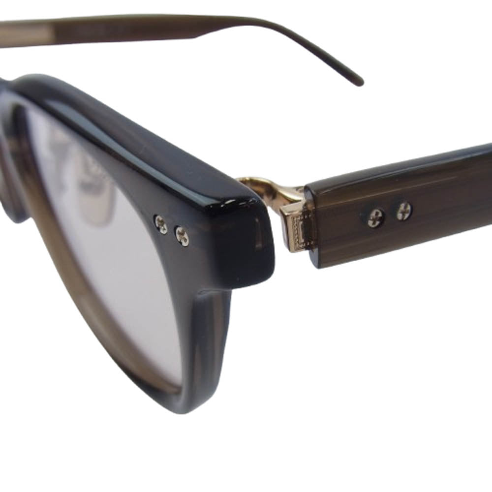 フォーナインズ F-51NP FEEL SUN ウェリントンシェイプ サングラス メガネ アイウェア ブラウン系 48□21 140【中古】