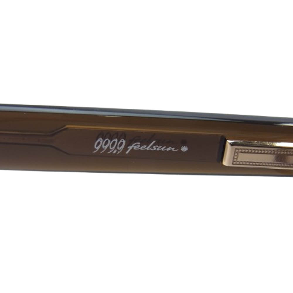 フォーナインズ F-51NP FEEL SUN ウェリントンシェイプ サングラス メガネ アイウェア ブラウン系 48□21 140【中古】