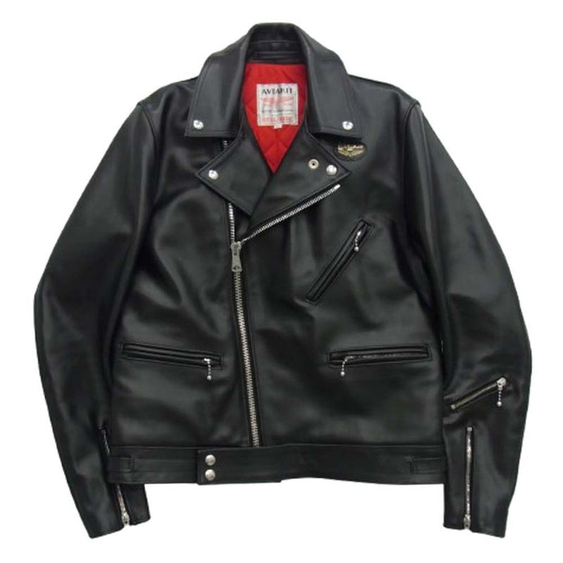 Lewis Leathers ルイスレザー 441T Cyclone サイクロン タイトフィット レザー ダブルライダースジャケット ブラック系 38【美品】【中古】