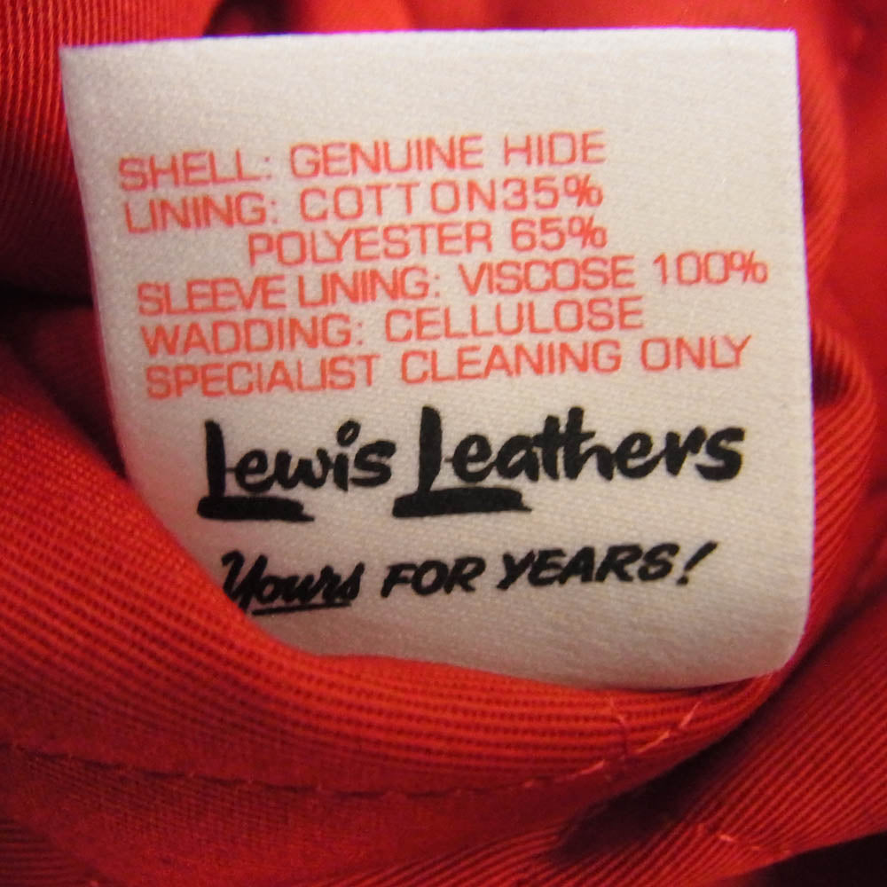 Lewis Leathers ルイスレザー 441T Cyclone サイクロン タイトフィット レザー ダブルライダースジャケット ブラック系 38【美品】【中古】