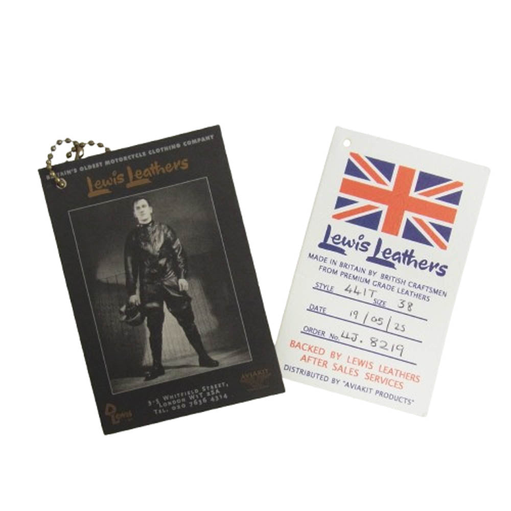 Lewis Leathers ルイスレザー 441T Cyclone サイクロン タイトフィット レザー ダブルライダースジャケット ブラック系 38【美品】【中古】