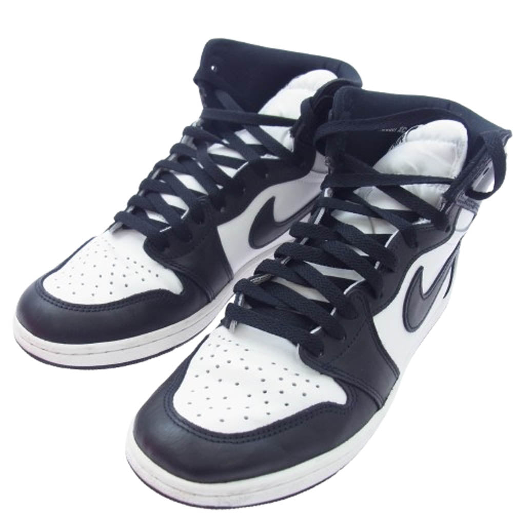 NIKE AIR JORDAN ナイキ ジョーダン BQ4422-001 Air Jordan 1 High 85 AJ1 エアジョーダン ハイ スニーカー ブラック系 ホワイト系 27.5cm【中古】