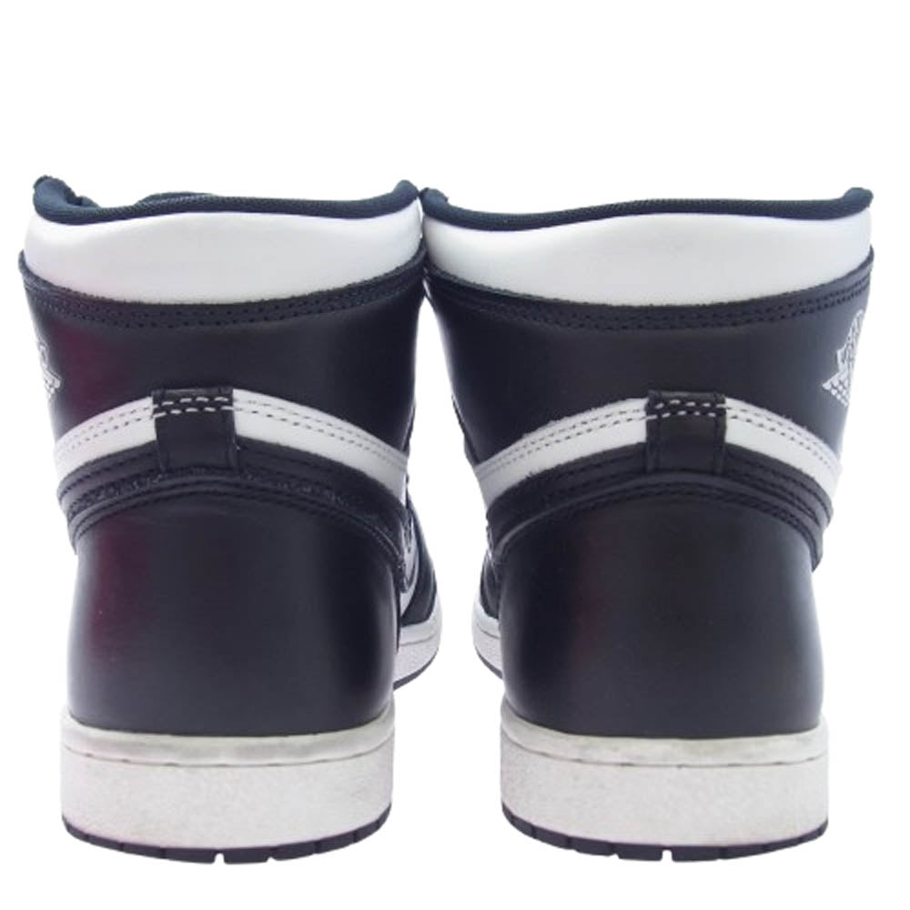 NIKE AIR JORDAN ナイキ ジョーダン BQ4422-001 Air Jordan 1 High 85 AJ1 エアジョーダン ハイ スニーカー ブラック系 ホワイト系 27.5cm【中古】