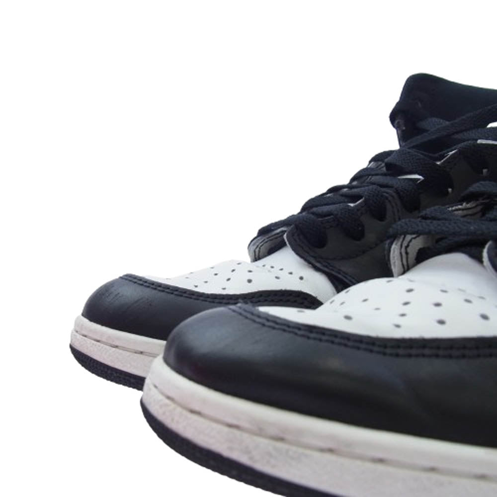 NIKE AIR JORDAN ナイキ ジョーダン BQ4422-001 Air Jordan 1 High 85 AJ1 エアジョーダン ハイ スニーカー ブラック系 ホワイト系 27.5cm【中古】