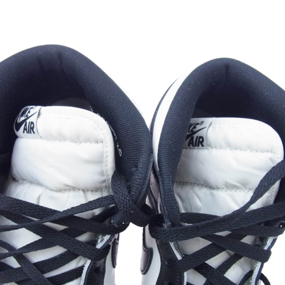 NIKE AIR JORDAN ナイキ ジョーダン BQ4422-001 Air Jordan 1 High 85 AJ1 エアジョーダン ハイ スニーカー ブラック系 ホワイト系 27.5cm【中古】