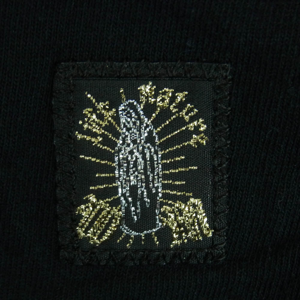 WACKO MARIA ワコマリア 24SS GUILTY PARTIES ロゴ プリント 半袖 Tシャツ コットン 日本製 ブラック系 L【中古】