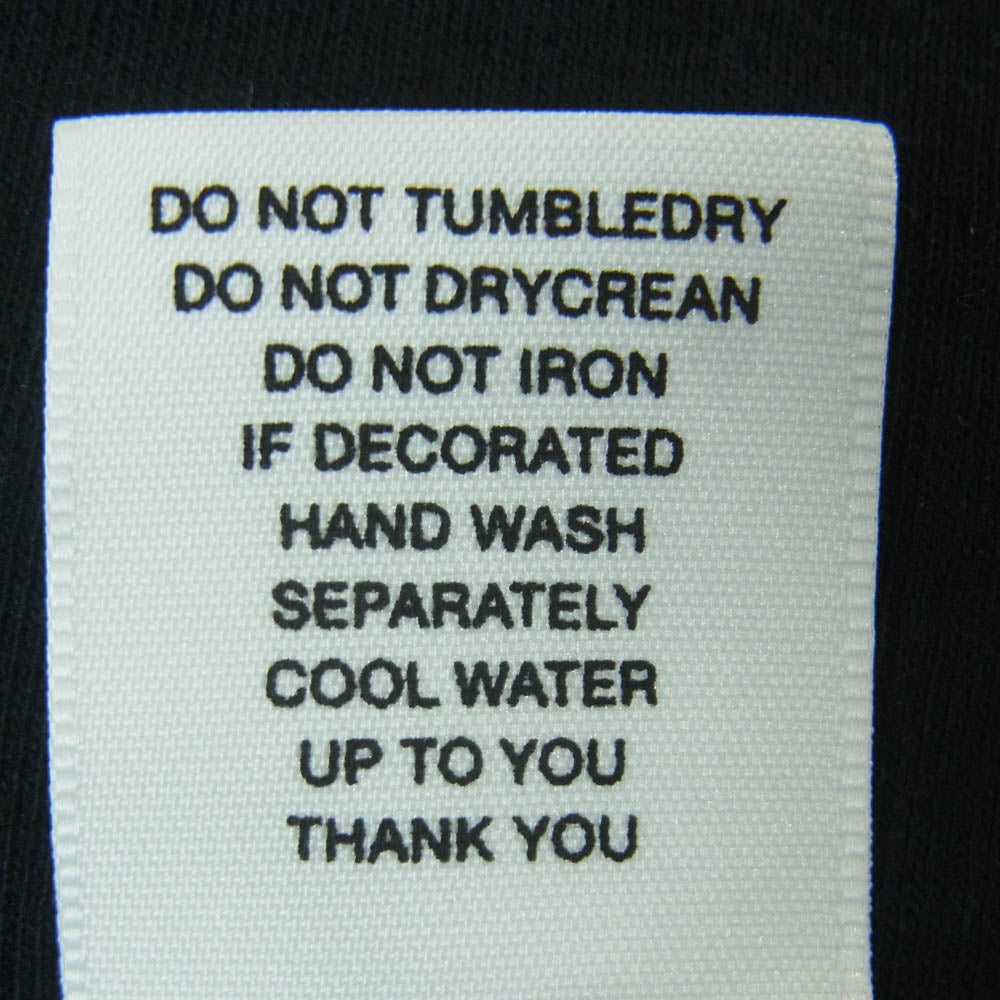 WACKO MARIA ワコマリア 24SS GUILTY PARTIES ロゴ プリント 半袖 Tシャツ コットン 日本製 ブラック系 L【中古】