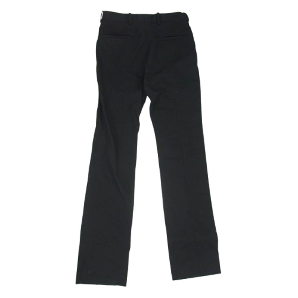 RAF SIMONS ラフシモンズ 21SS 伊勢丹タグ ルーマニア製 スリム フレア スラックス パンツ ブラック系 44【中古】