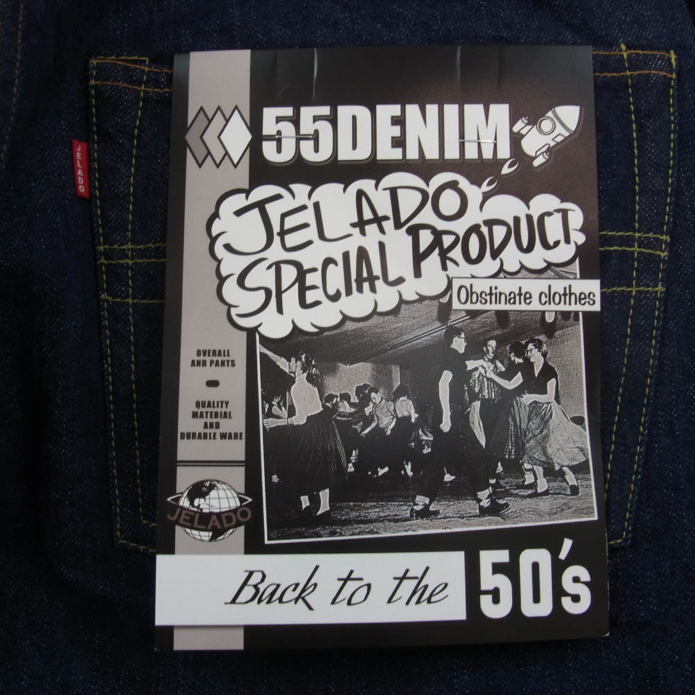 JELADO ジェラード JP94313 55Denim 55デニム 313XX Denim Pants デニムパンツ インディゴブルー系 W34【新古品】【未使用】【中古】