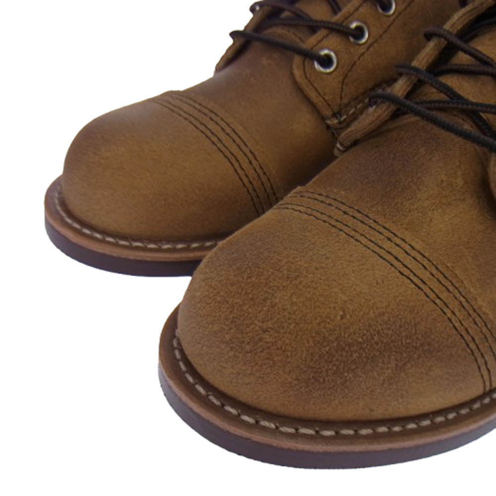 RED WING レッドウィング 8083 Iron Ranger アイアンレンジャー ブーツ ーソーンミュールスキナーラフアウト ブラウン系 US8D【新古品】【未使用】【中古】