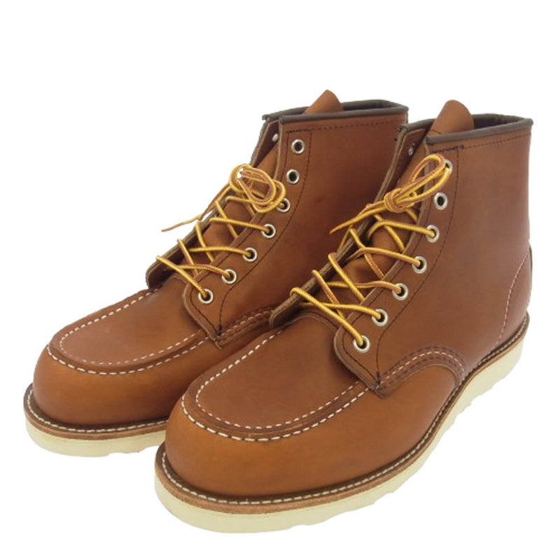 RED WING レッドウィング 875 IRISH SETTER 6inch Classic Moc アイリッシュセッター クラシック モックトゥ ブーツ オロ レガシー ライトブラウン系 US9.5E【新古品】【未使用】【中古】