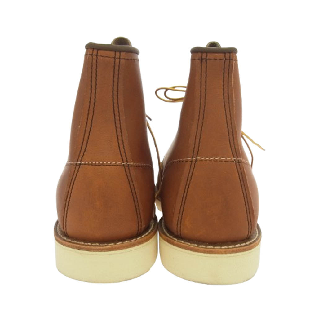 RED WING レッドウィング 875 IRISH SETTER 6inch Classic Moc アイリッシュセッター クラシック モックトゥ ブーツ オロ レガシー ライトブラウン系 US9.5E【新古品】【未使用】【中古】