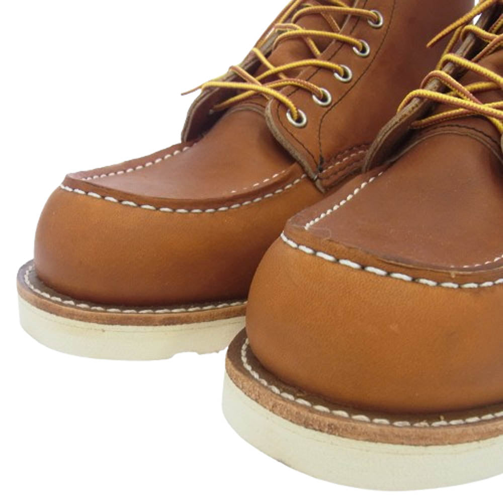 RED WING レッドウィング 875 IRISH SETTER 6inch Classic Moc アイリッシュセッター クラシック モックトゥ ブーツ オロ レガシー ライトブラウン系 US9.5E【新古品】【未使用】【中古】