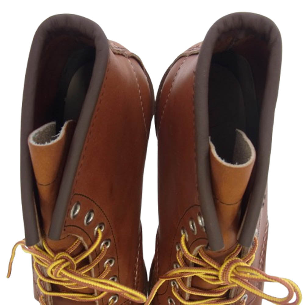 RED WING レッドウィング 875 IRISH SETTER 6inch Classic Moc アイリッシュセッター クラシック モックトゥ ブーツ オロ レガシー ライトブラウン系 US9.5E【新古品】【未使用】【中古】