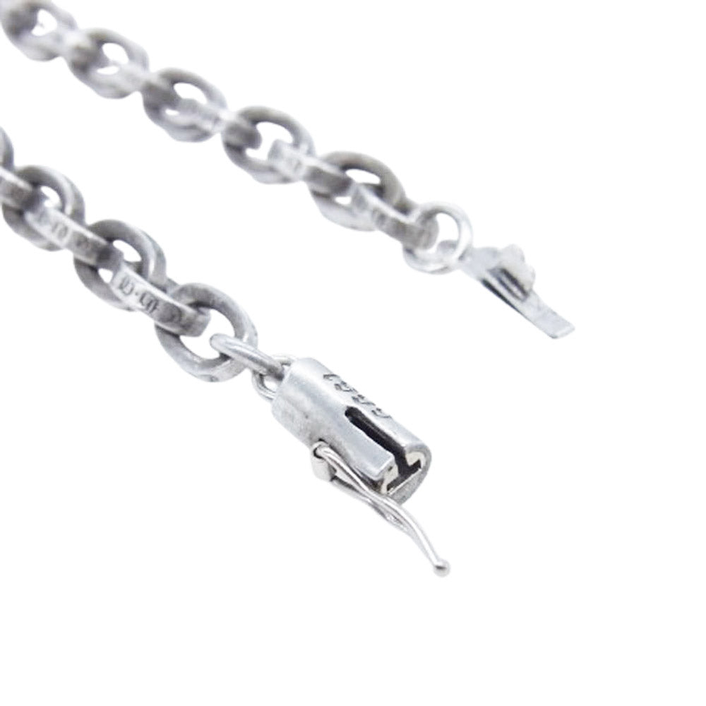 CHROME HEARTS クロムハーツ（原本無） 20inch PAPER CHAIN 20インチ ペーパーチェーン ネックレス シルバー系【中古】