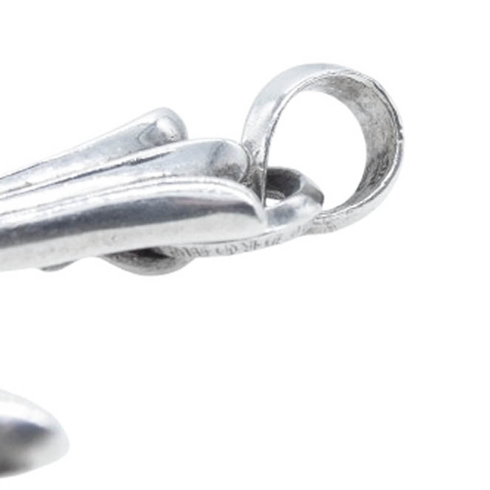 CHROME HEARTS クロムハーツ（原本無） CH CRS LG W BALE ラージCHクロス Wベイル ネックレス ペンダント トップ シルバー系【中古】