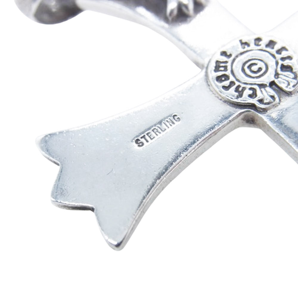 CHROME HEARTS クロムハーツ（原本無） CH CRS LG W BALE ラージCHクロス Wベイル ネックレス ペンダント トップ シルバー系【中古】