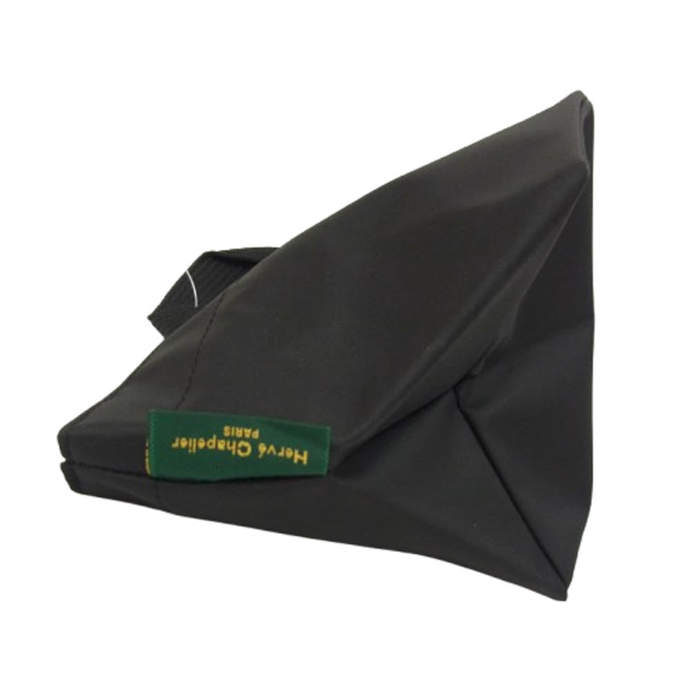 Herve Chapelier エルベ・シャプリエ 901N ナイロン舟型トートS バッグ ブラック系【新古品】【未使用】【中古】