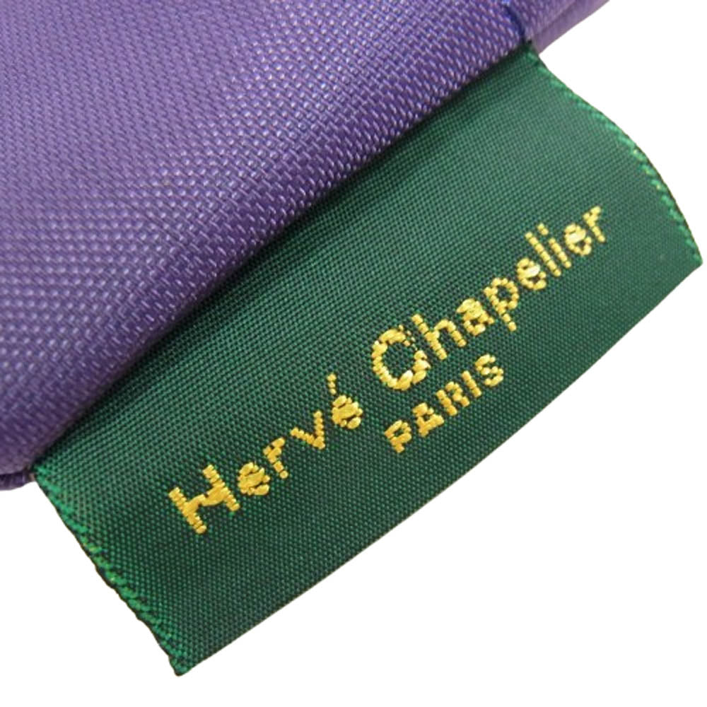 Herve Chapelier エルベ・シャプリエ 901N ナイロン舟型トートS バッグ パープル系【新古品】【未使用】【中古】
