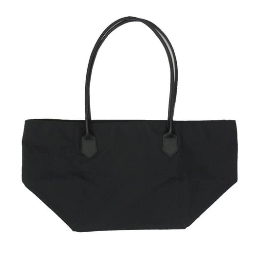 Herve Chapelier エルベ・シャプリエ 1428ND 舟形ショルダートート M バッグ ブラック系【美品】【中古】